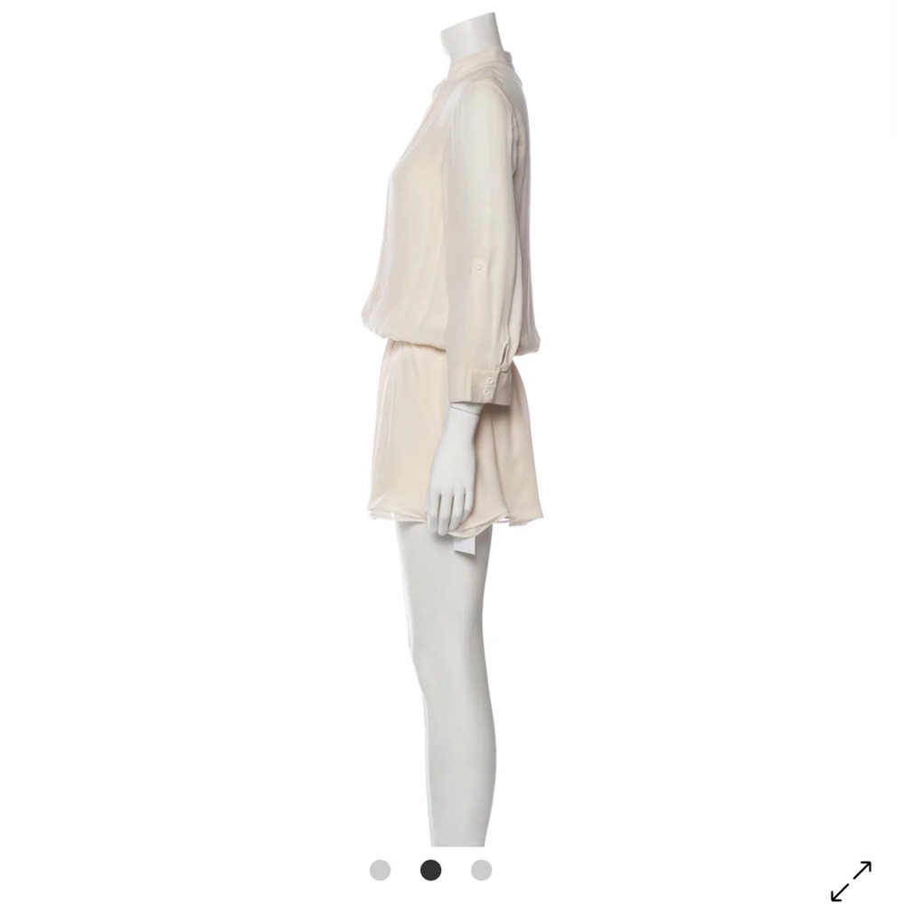 Cream Long Sleeve Dress - Picture 3 of 4